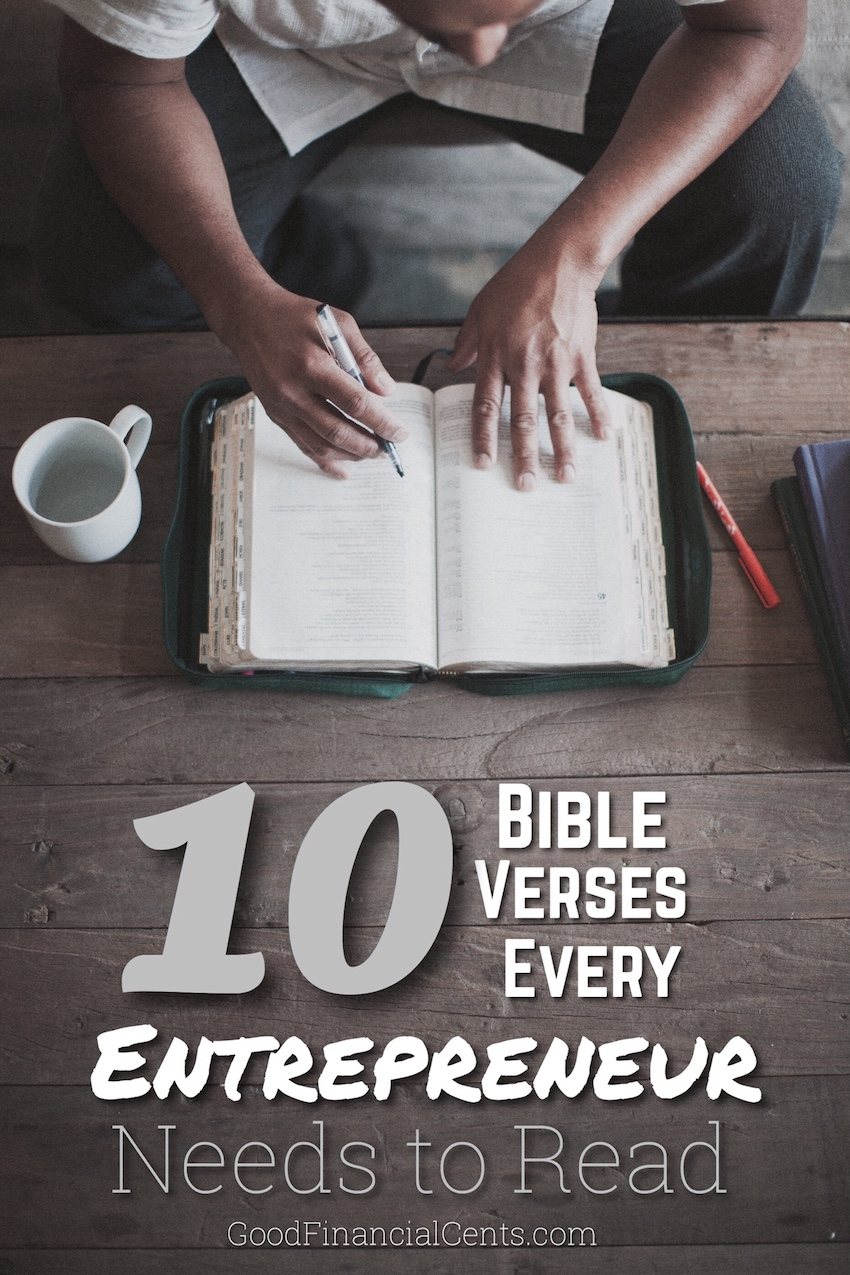 10 Bible Verses Every Entrepreneur Needs to Read - Good Financial Cents