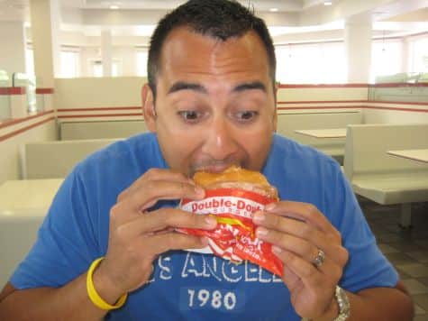 In N out Burger Double Double is so good! I Love In-N-Out Burger