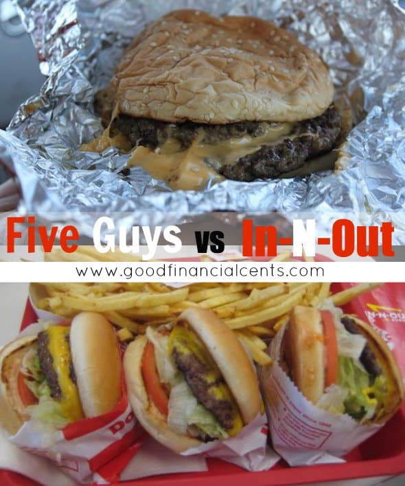 five guys vs. in-n-out burger
