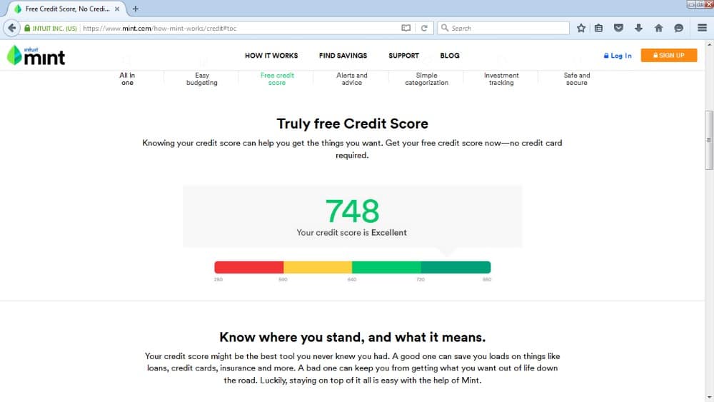 mint vs personal capital credit score monitoring