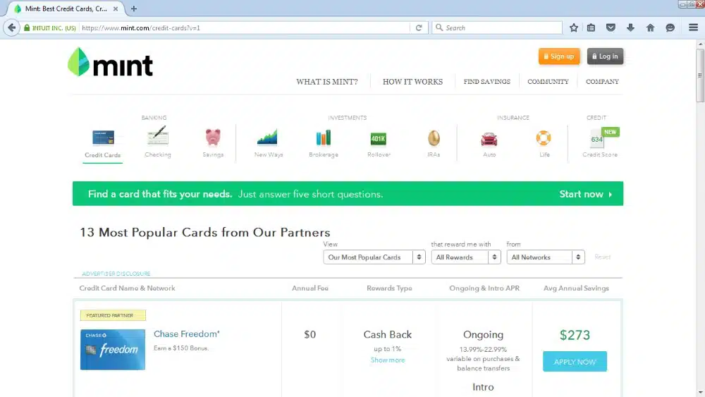 mint vs personal capital savings