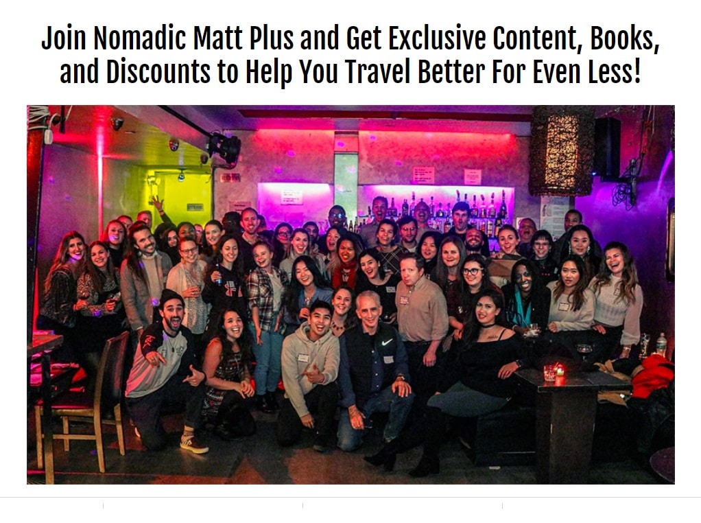 Picture of Nomadic Matt Plus group members