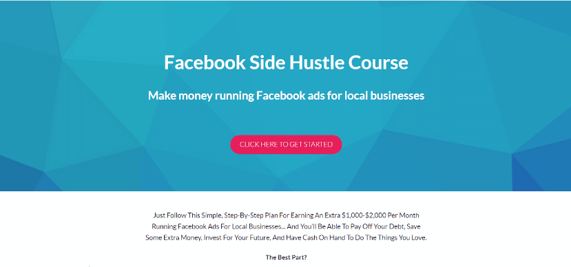 facebook side hustle course