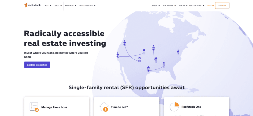 Roofstock Homepage