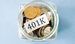 picture of jar of money with "401k" in the center of it