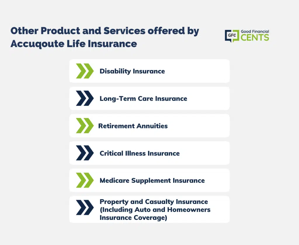 products and services by life insurance