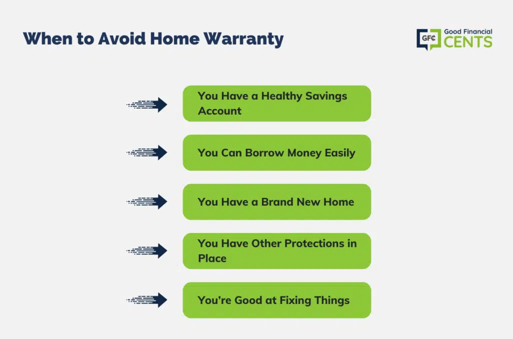When to Avoid Home Warranty