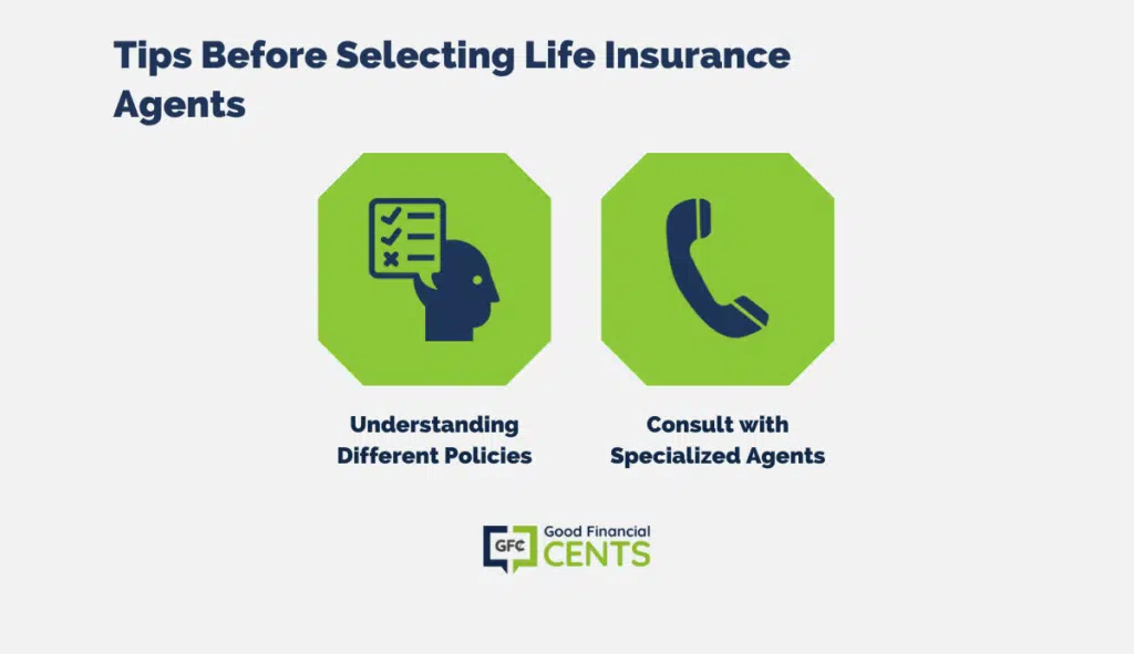 tips before selecting life insurance agents