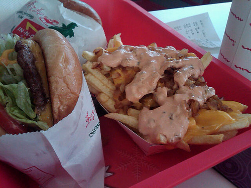 In N out burger animal style fries