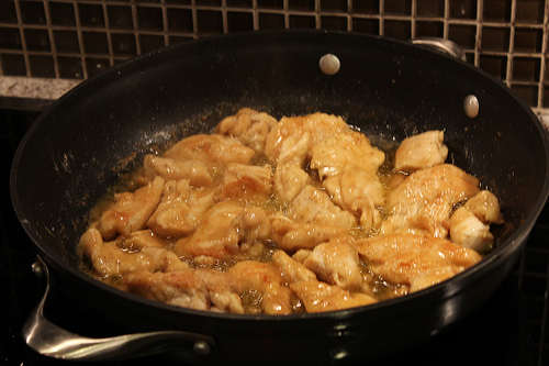 Cooking Chicken for piccata recipe pasta